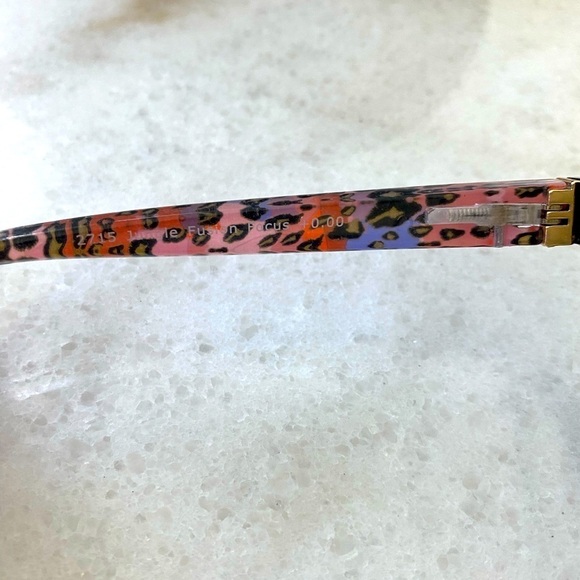 Peepers Jungle Fusion Black Leopard No Correction Blue Light Eyeglasses - Picture 7 of 7